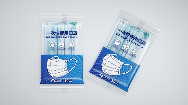 疫情防护 | 医疗用品包装设计案例整理（蓝色专题 · 一次性使用医疗用品）